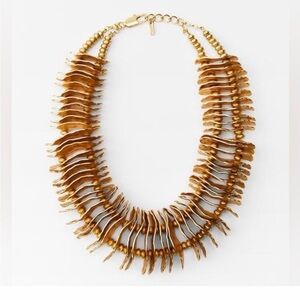 NWT ⚜️👑⚜️ Song of Style Gorgeous Goldtone Statement Necklace